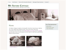 Tablet Screenshot of mysisterscottage.com